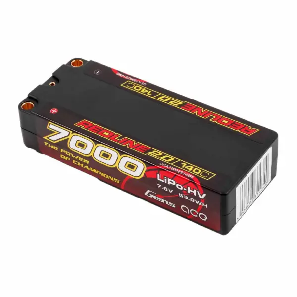 GensAce Redline 2.0 Mid Size 2S HV 7.6V-140C-7000 113x47x25mm 250g – view 3