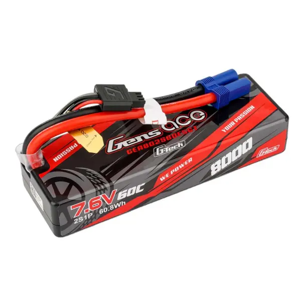 Gensace Bashing G-Tech Hard 2s 7.6v-8000-60c 138x46x24mm 334g (Xt60) – view 4