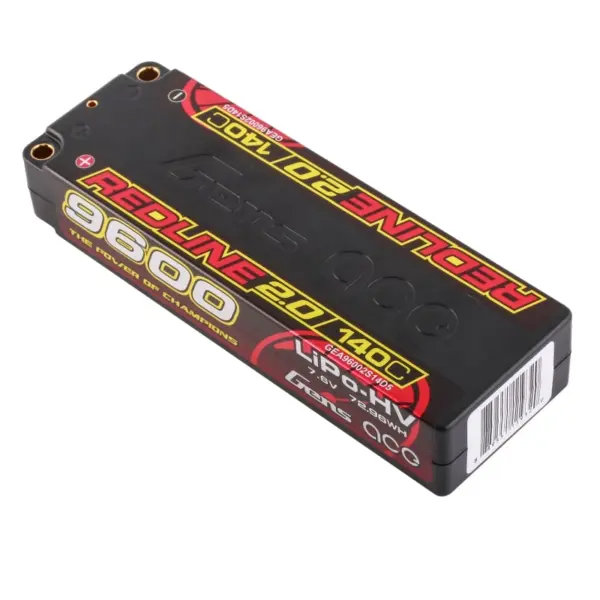 Gensace Redline 2.0 2s Hv 7.6v-140c-9600 139x47x25mm 324g – view 2
