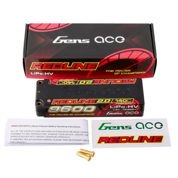 Gensace Redline 2.0 2s Hv 7.6v-140c-9600 139x47x25mm 324g – view 5