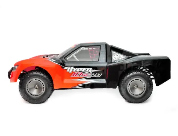 Hobao Hyper 10sc 2.0 Printed Bodyshell - Black/Orange – view 4