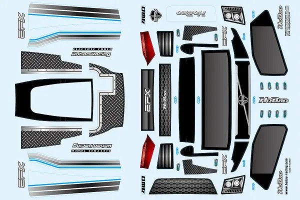 Hobao Epx Painted Bodyshell Pearl White – view 3