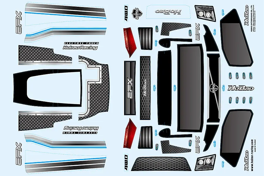 Hobao Epx Painted Bodyshell Pearl White – HoBao Parts