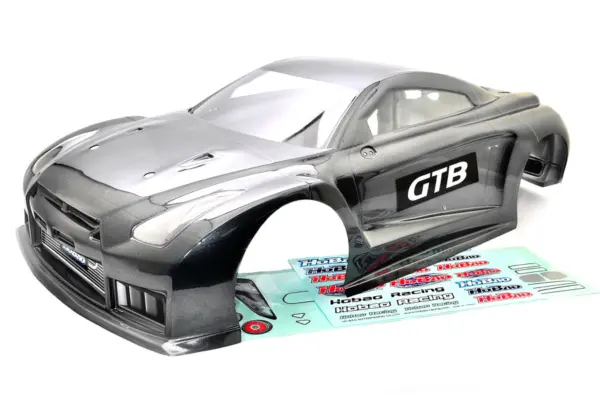 Hobao Hyper GTB Painted Body-Long (Grey) – view 2