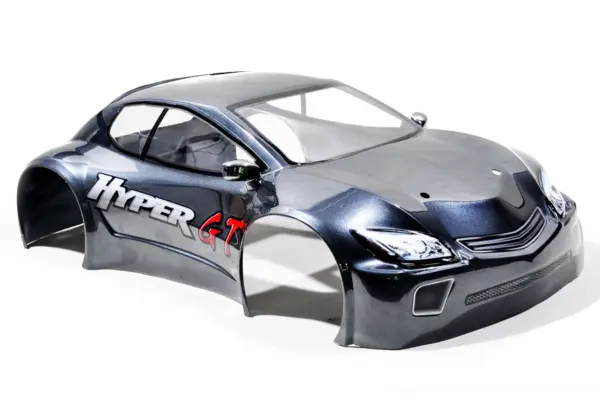 Hobao Hyper GTS Painted Body-Short (Dark Grey) – view 2