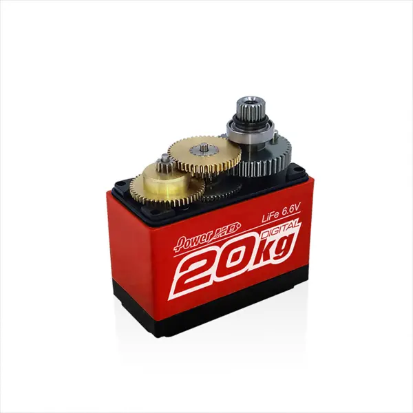 Servo Hd Lf-20mg Mg Digital 20.0kg/0.16sec Dble Bb Alu Case met.gear – view 2
