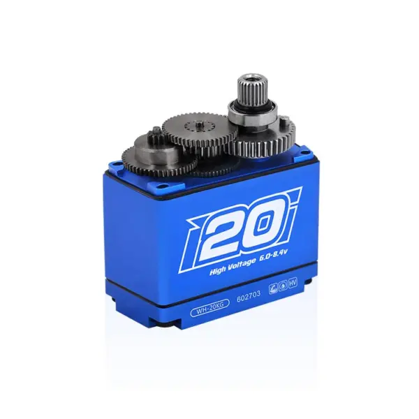 Servo Wh20kg Waterproof Alu Case Digital Hv 20kg/0.08s – view 2