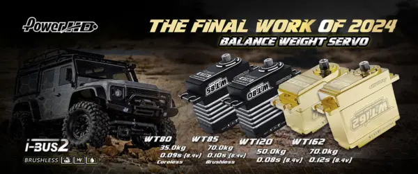 Servo Power Hd Wt162 Brushless Crawler Brass Waterproof Hv 70kg/0.10s – view 5