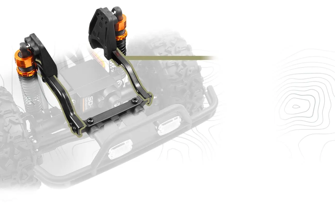 HPI Racing Venture18 U4 Ford Bronco 4400 FLUX – Brushless 1/18 RC Rock Crawler with Ultra4-Style Performance – Electric RC