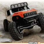 HPI Racing Venture18 U4 Ford Bronco 4400 FLUX – Brushless 1/18 RC Rock Crawler with Ultra4-Style Performance – Electric RC