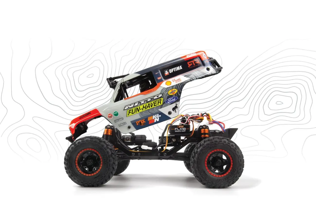 HPI Racing Venture18 U4 Ford Bronco 4400 FLUX – Brushless 1/18 RC Rock Crawler with Ultra4-Style Performance – Electric RC