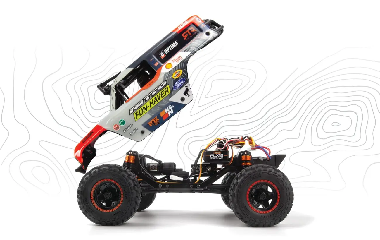 HPI Racing Venture18 U4 Ford Bronco 4400 FLUX – Brushless 1/18 RC Rock Crawler with Ultra4-Style Performance – Electric RC