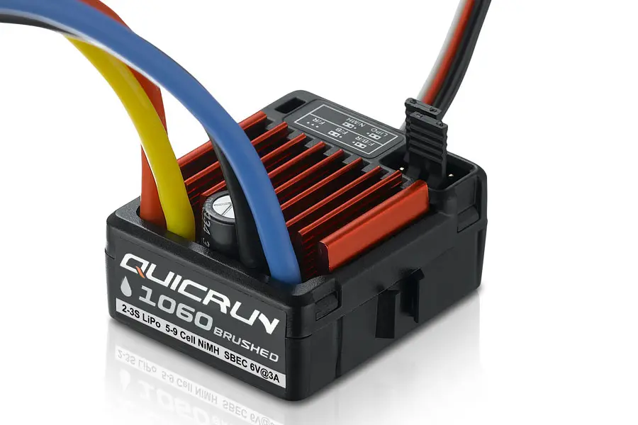 Hobbywing Quicrun 1060 Waterproof Brushed Sbec Esc (60a) – RC Motor & ESC combo