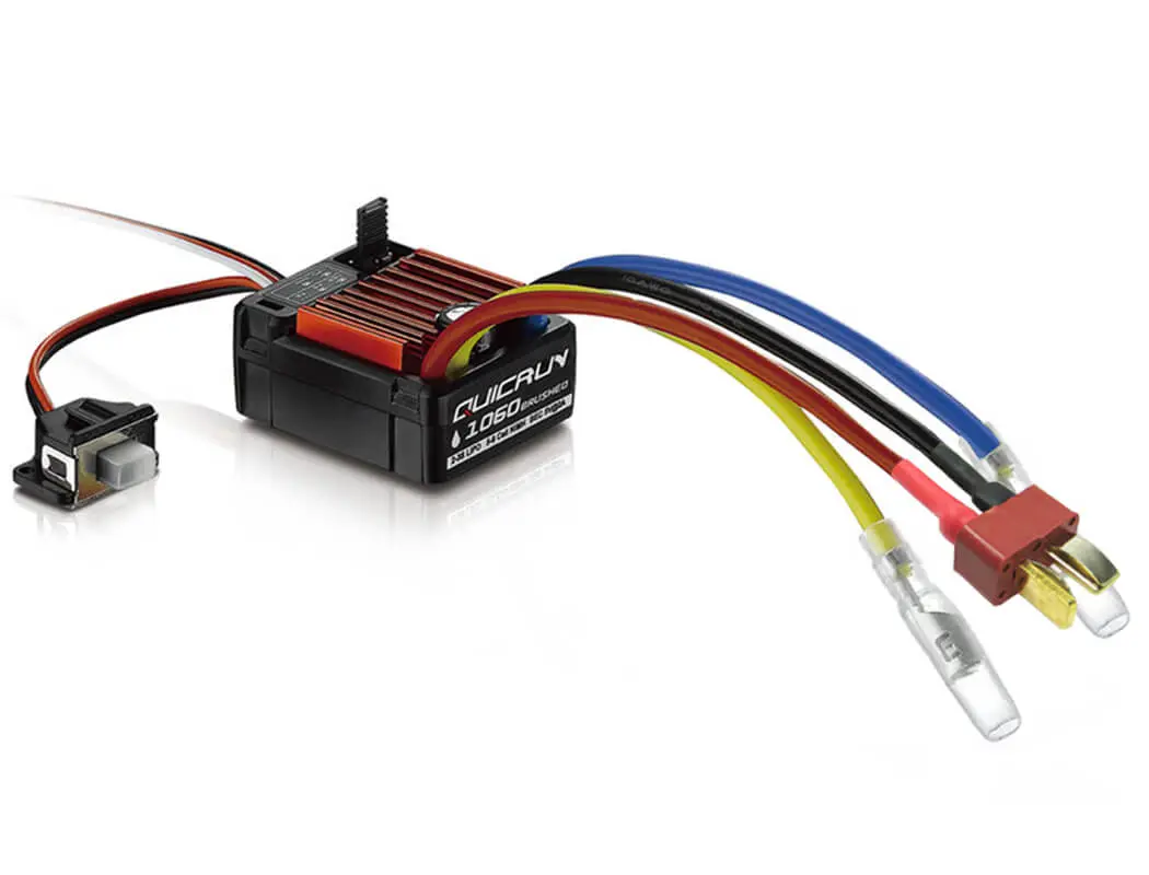 Hobbywing Quicrun 1060 Brushed Sbec Wp Esc (60a) T-Plug – RC Motor & ESC combo