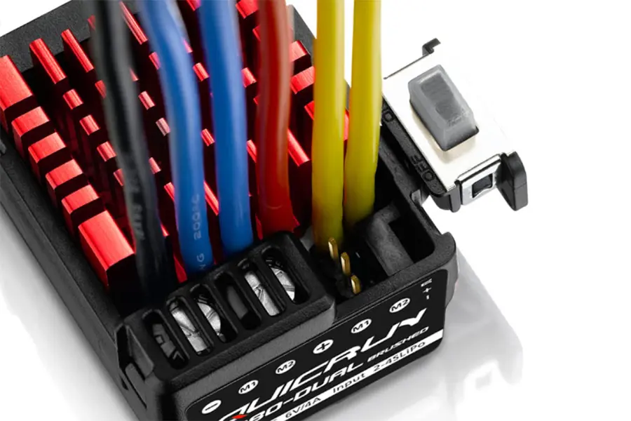 Hobbywing Quicrun 0880 Dual Motor Brushed Esc (80a) Wproof – RC Motor & ESC combo