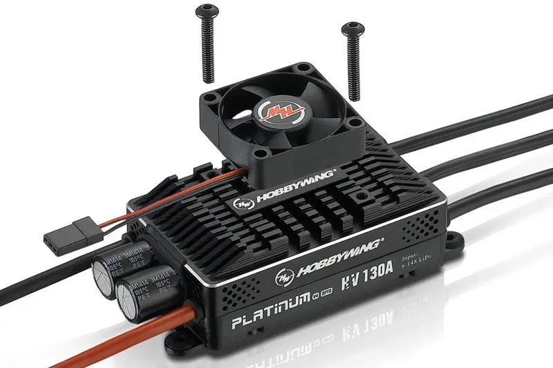 Hobbywing Platinum Pro 130a Hv Opto V4 Speed Controller – RC Motor & ESC combo