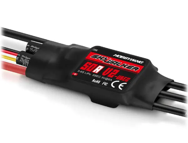 Hobbywing Skywalker 50a 6s V2 Brushless Speed Control – view 2