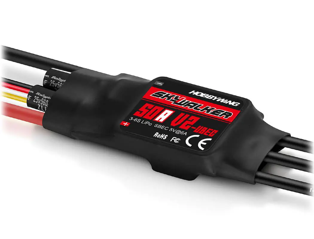 Hobbywing Skywalker 50a 6s V2 Speed Control – RC Motor & ESC combo