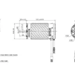 Hobbywing Ezrun 70125sd 560kv V1 Motor (Black) – RC Motor & ESC combo