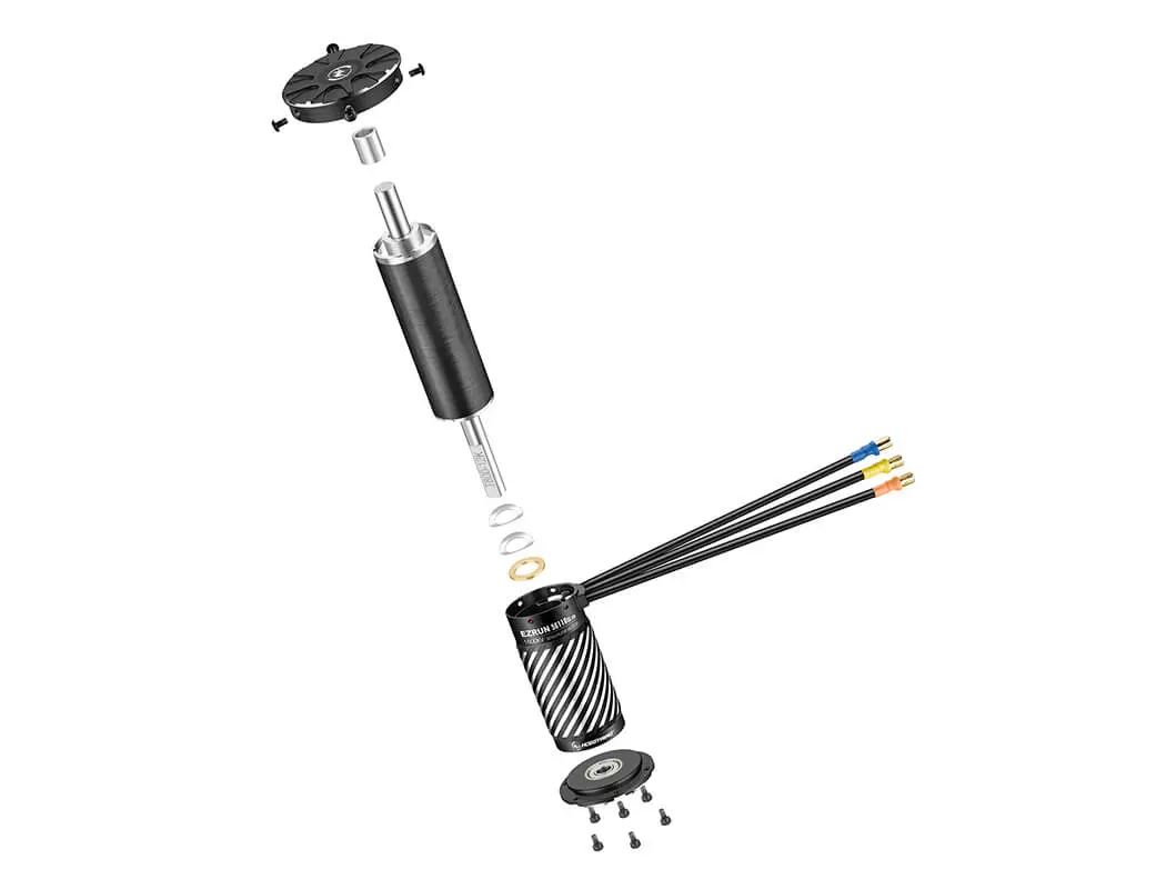 Hobbywing Ezrun 1/5th 5690sl 2400kv G2 Motor (Black) – RC Motor & ESC combo