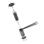 Hobbywing Ezrun 1/5th 56118sl 1600kv G2 Motor (Black) – RC Motor & ESC combo