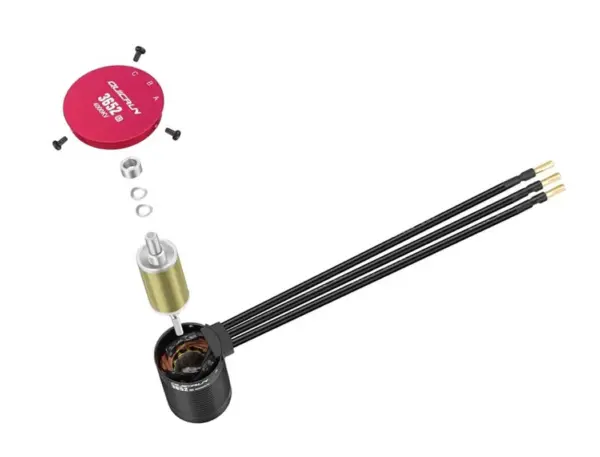 Hobbywing Quicrun 3652sl 4000kv G2 Motor Black – view 3