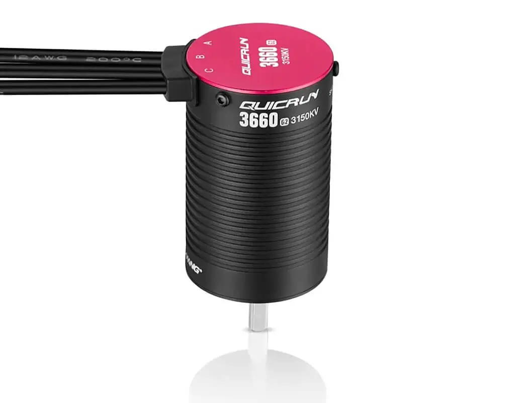 Hobbywing Quicrun 3660sl 3150kv G2 Motor Black – RC Motor & ESC combo