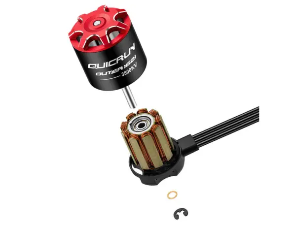 Hobbywing Quicrun Outer 1621sl 3500kv Motor Black (1/24th) – view 3