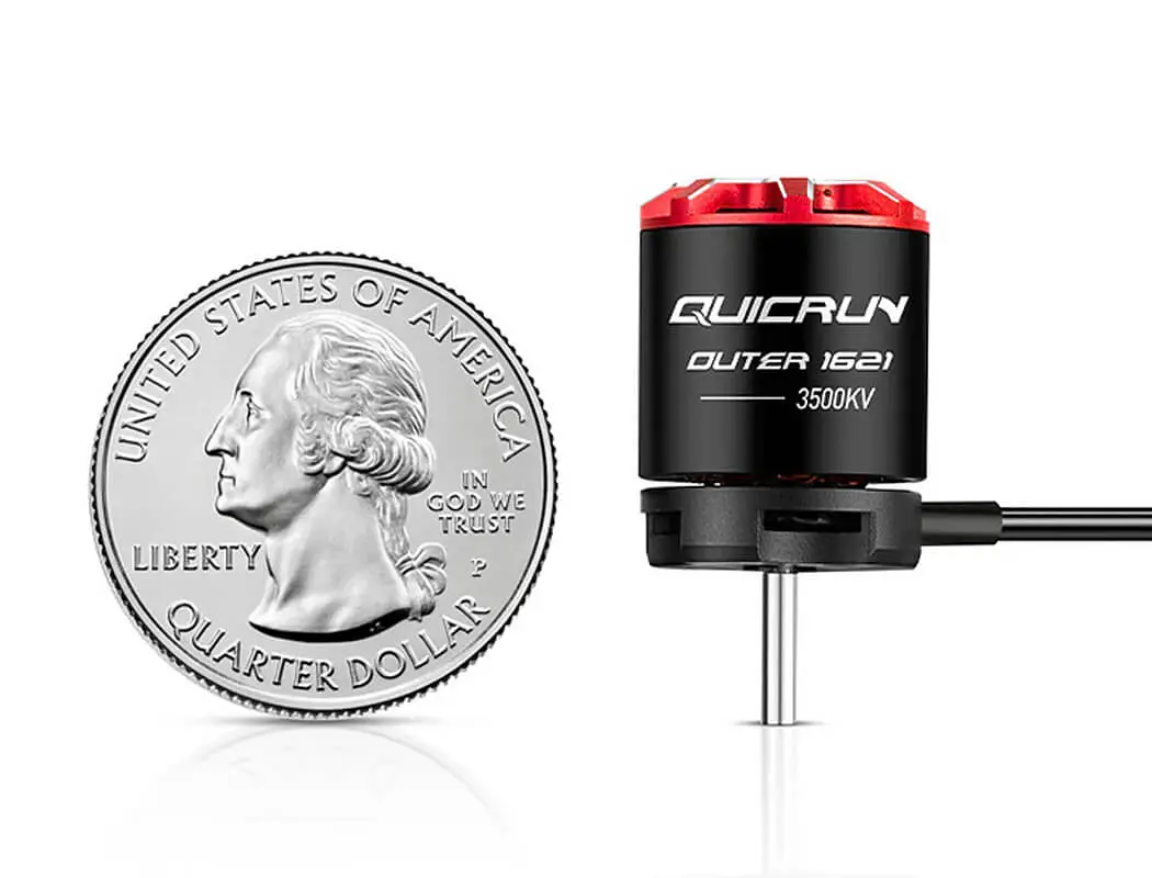 Hobbywing Quicrun Outer 1621sl 3500kv Motor Black (1/24th) – RC Motor & ESC combo