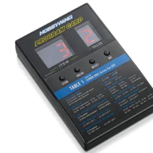 Hobbywing Led Program Card - General – RC Motor & ESC combo