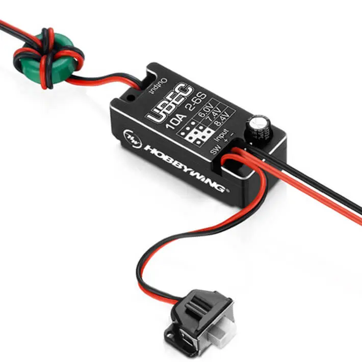 Hobbywing Ubec 10a (2-6s) V2 Car – RC Motor & ESC combo