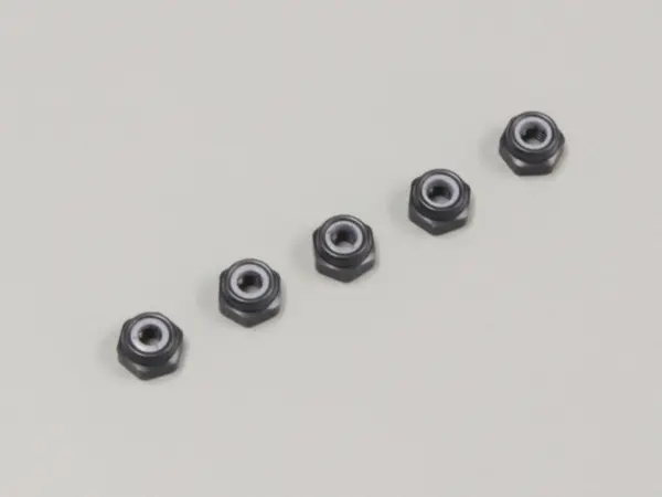 Nylon Lock Nuts m2.6 x3.0mm (5) Kyosho – view 2