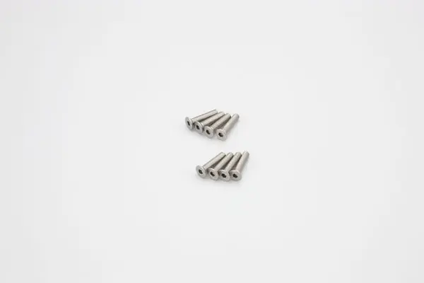 Metal screw titanium head strawberry hex m3x15mm (8) Kyosho – Kyosho Parts