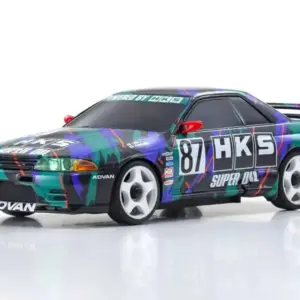 Kyosho Mini-Z Awd Nissan Skyline Gt-R R32 1993 HKS #87 (Ma020-Kt531p) – mini-z