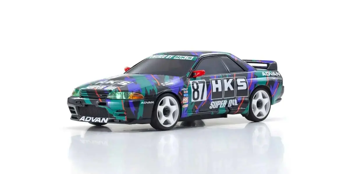 Kyosho Mini-Z Awd Nissan Skyline Gt-R R32 1993 HKS #87 (Ma020-Kt531p) – mini-z
