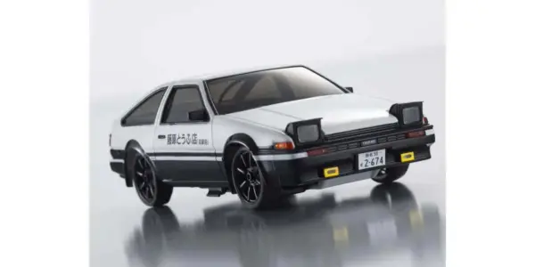 Kyosho First Mini-Z 1:28 Initial-D Toyota Sprinter Trueno Ae86 Wh/Bk – RC Car – view 2