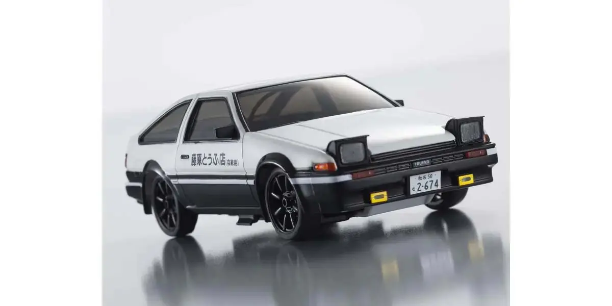 Kyosho First Mini-Z 1:28 Initial-d Toyota Sprinter Treno AE86 Wh/BK – Kyosho Parts