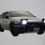 Kyosho First Mini-Z 1:28 Initial-d Toyota Sprinter Treno AE86 Wh/BK – Kyosho Parts