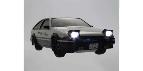 Kyosho First Mini-Z 1:28 Initial-D Toyota Sprinter Trueno Ae86 Wh/Bk – RC Car – view 3