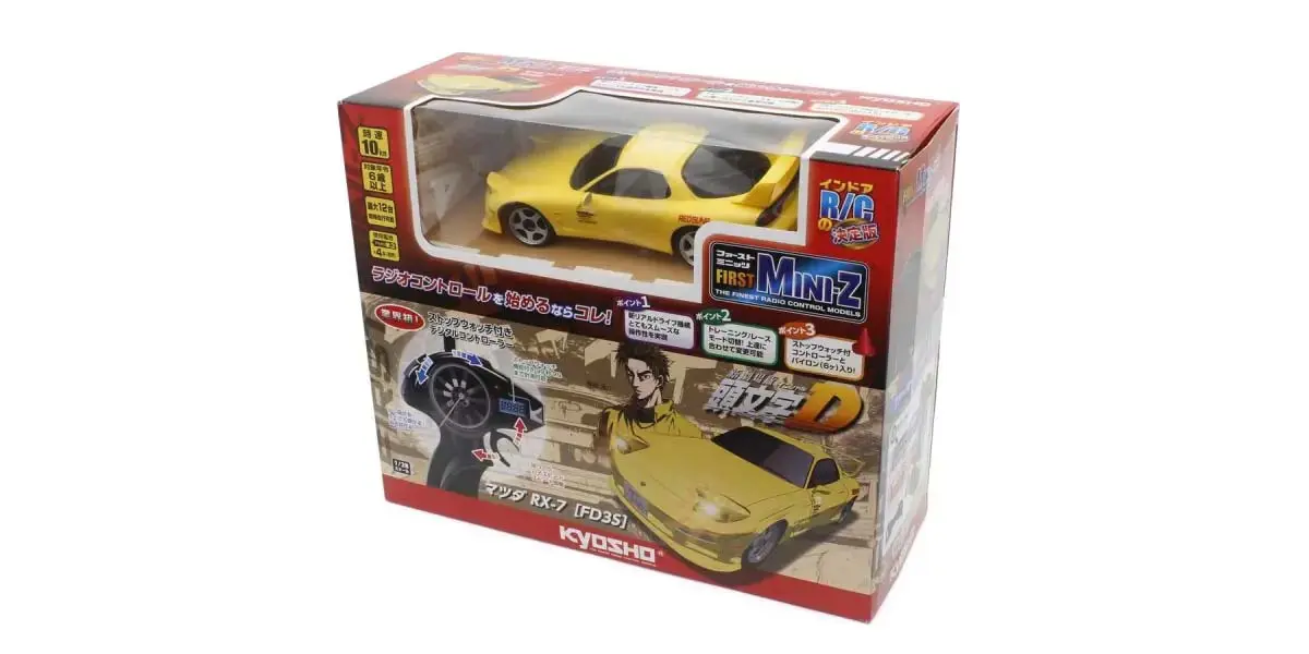 Kyosho First Mini-Z 1:28 Initial-D Mazda Rx-7 Fd3s Ye – Kyosho Parts