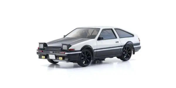 Kyosho First Mini-Z 1:28 Initial-D Sprinter Trueno Ae86 Wh/Bk Carbon – view 2