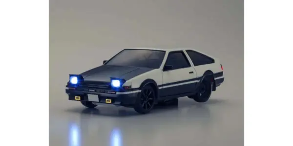Kyosho First Mini-Z 1:28 Initial-D Sprinter Trueno Ae86 Wh/Bk Carbon – view 5