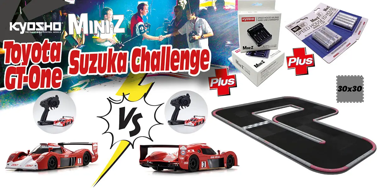 Kyosho Grand Prix Circuit 30 Mini-Z Toyota Gt-One LM Readyst – mini-z