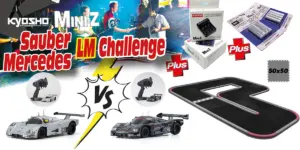 Kyosho Grand Prix Circuit 50 Mini-Z Mercedes Sauber Lm Readyset