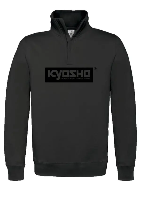 Kyosho Zip Up Sweatshirt K24 Black - M