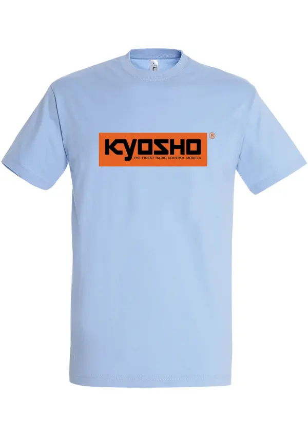 Kyosho T-Shirt Spring 24 Sky Blue/Orange - 3xl