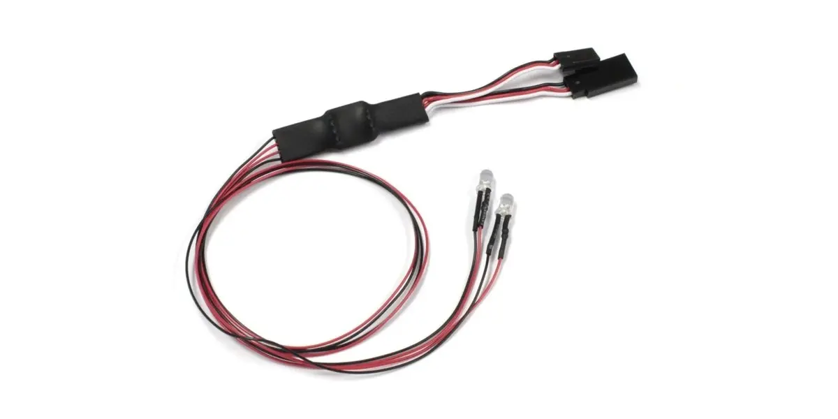 LIG Light Lighting Unit Diam.5 - L = 400 - Clear (2 bulbs) – Kyosho Parts