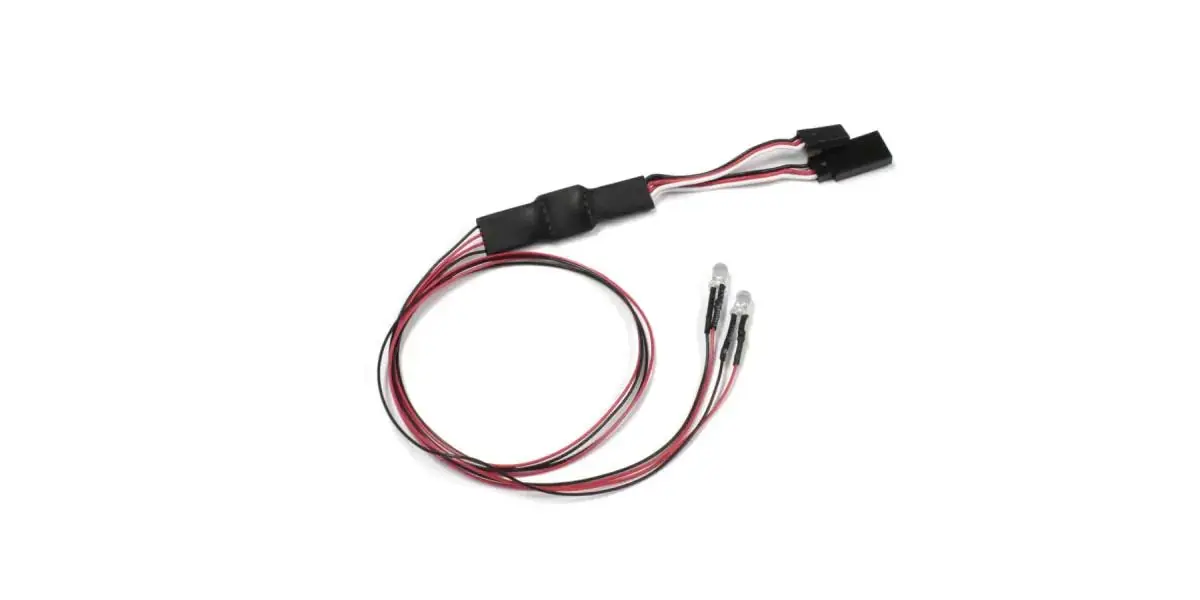 LED Lighting Light Unit Diam.5 - L = 400 - Clear (2 bulbs) Halogen – Kyosho Parts