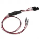 LIG LIGHT LIGHTING Diam.5 - L = 400 - Red (2 bulbs) – Kyosho Parts