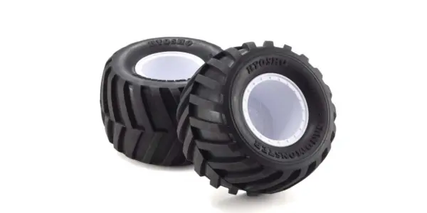 Pre-Glued High Grip Soft Tires (2) Ep Madvan Ve